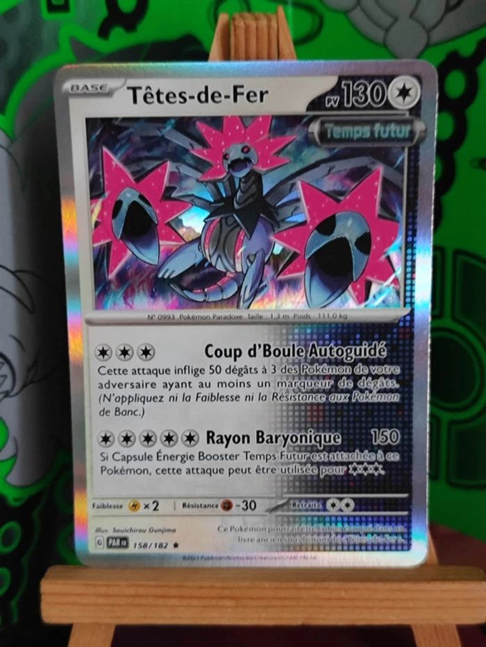 Têtes de Fer holo rare 158/182 Faille Paradoxe