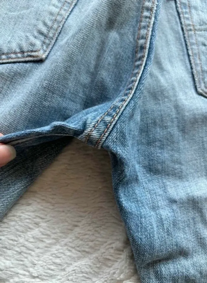 Jean levi’s 501 homme bleu clair effet délavé coupe regular straight droit taille W32 L/42 L34 - photo numéro 15