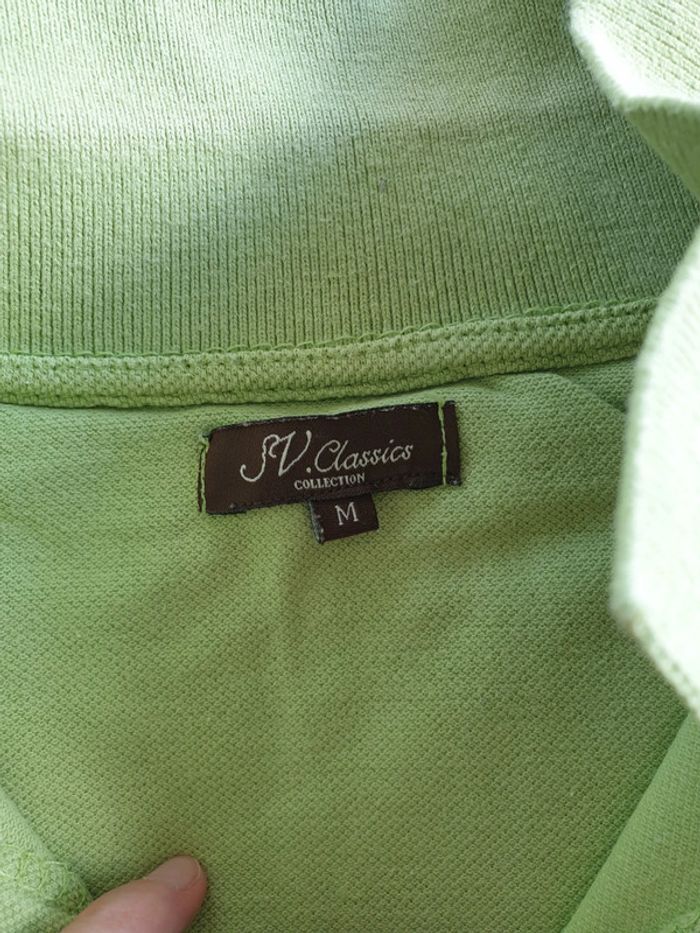 Polo homme vert pomme M - photo numéro 3