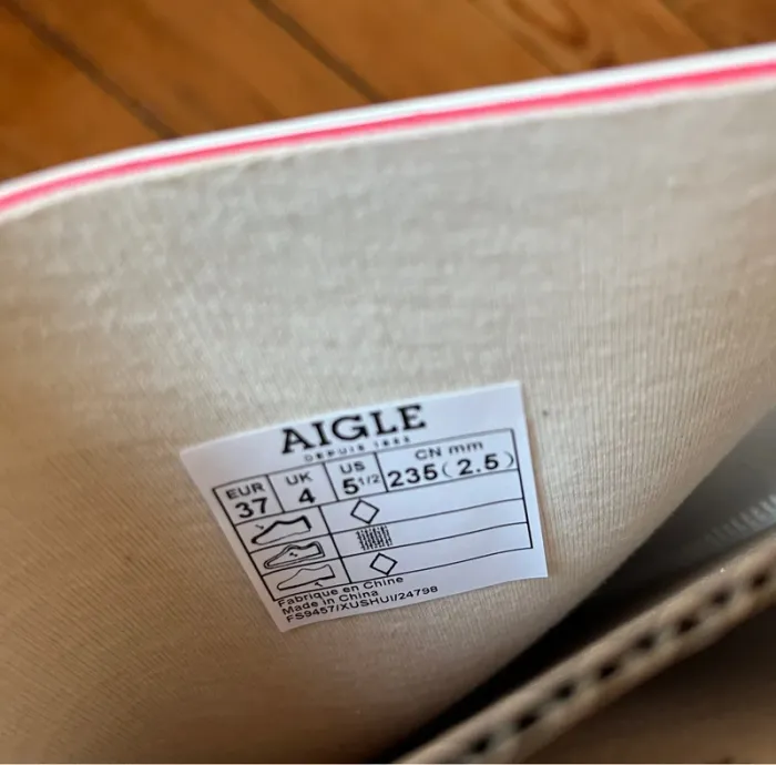 Bottes Aigle Malouine rouge et blanc - photo numéro 10