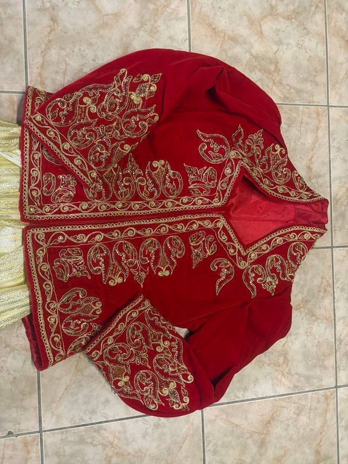 Caftan Algérois rouge - photo numéro 2
