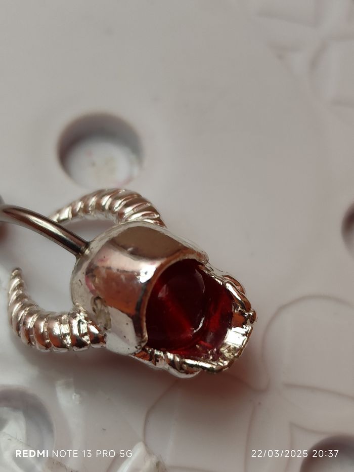 Piercing nombril skull neuf - photo numéro 5