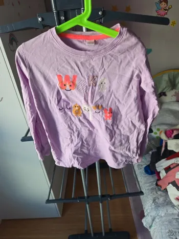 Tee shirt manche longue taille 8 ans