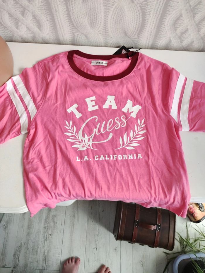 T-shirt Guess rose - photo numéro 6