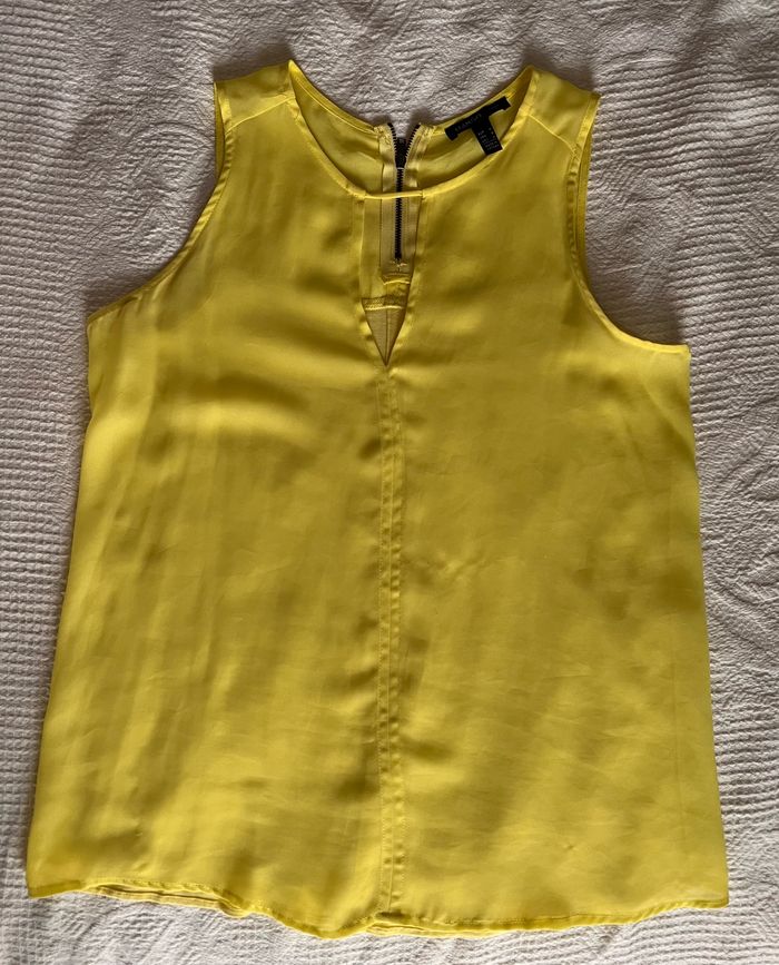 Débardeur jaune Mango - photo numéro 3