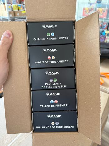 Set complet 5 Decks Commander Strixhaven Magic FR - Neuf scellé