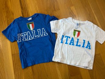 Lot de 2 t-shirt Italie