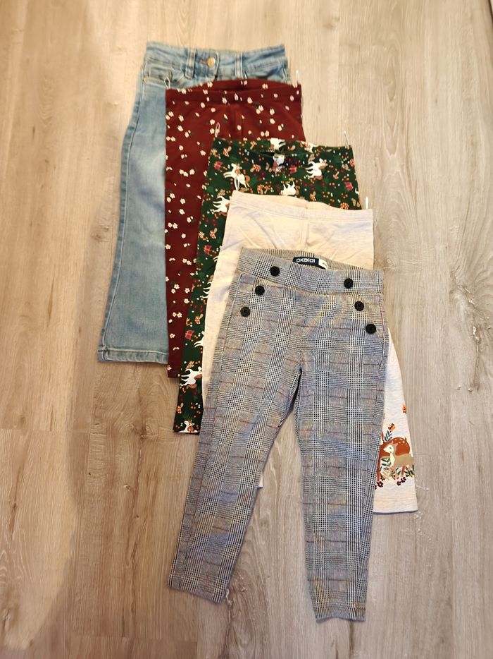 Lot de pantalons fille 4ans