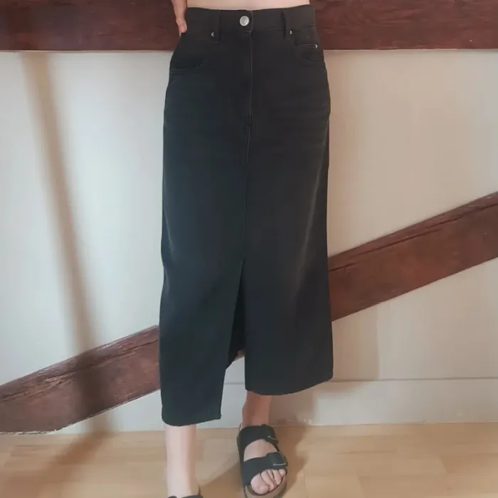 Jupe longue denim léger Isabel Marant - photo numéro 4