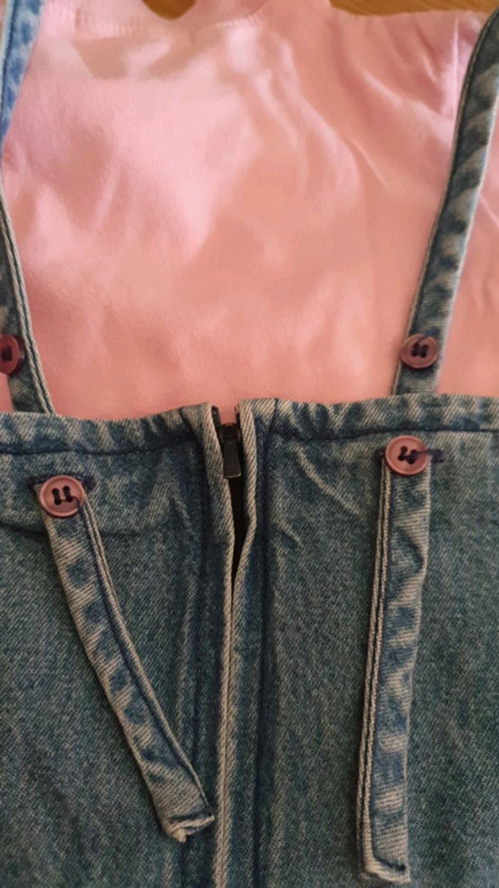 robe avec bretelles et tee shirt 2 ans - photo numéro 3