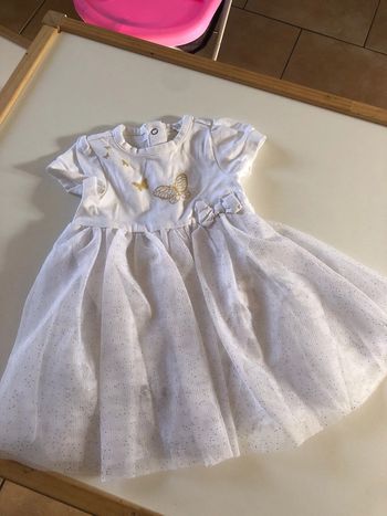 Bodie robe tulle cérémonie pailletée