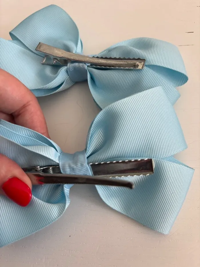 Barrettes gros noeud - photo numéro 5