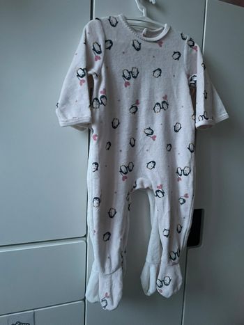 Duo pyjama lot 18 mois velours antidérapants