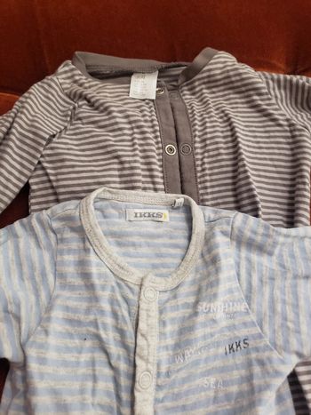 Lot de 2 pyjamas à rayures h&m et ikks
