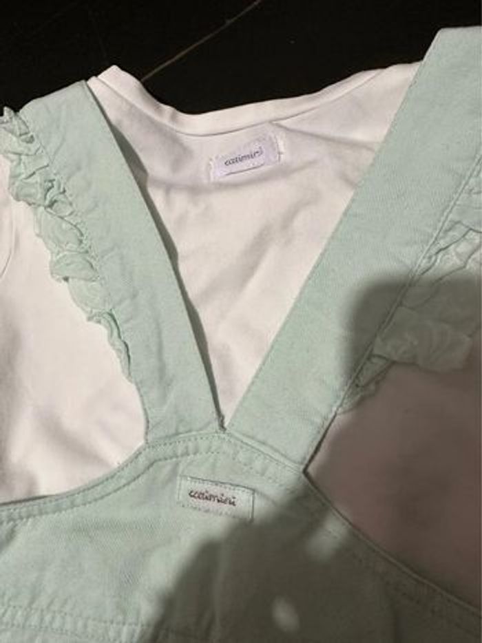 Salopette short et t-shirt Catimini - photo numéro 4