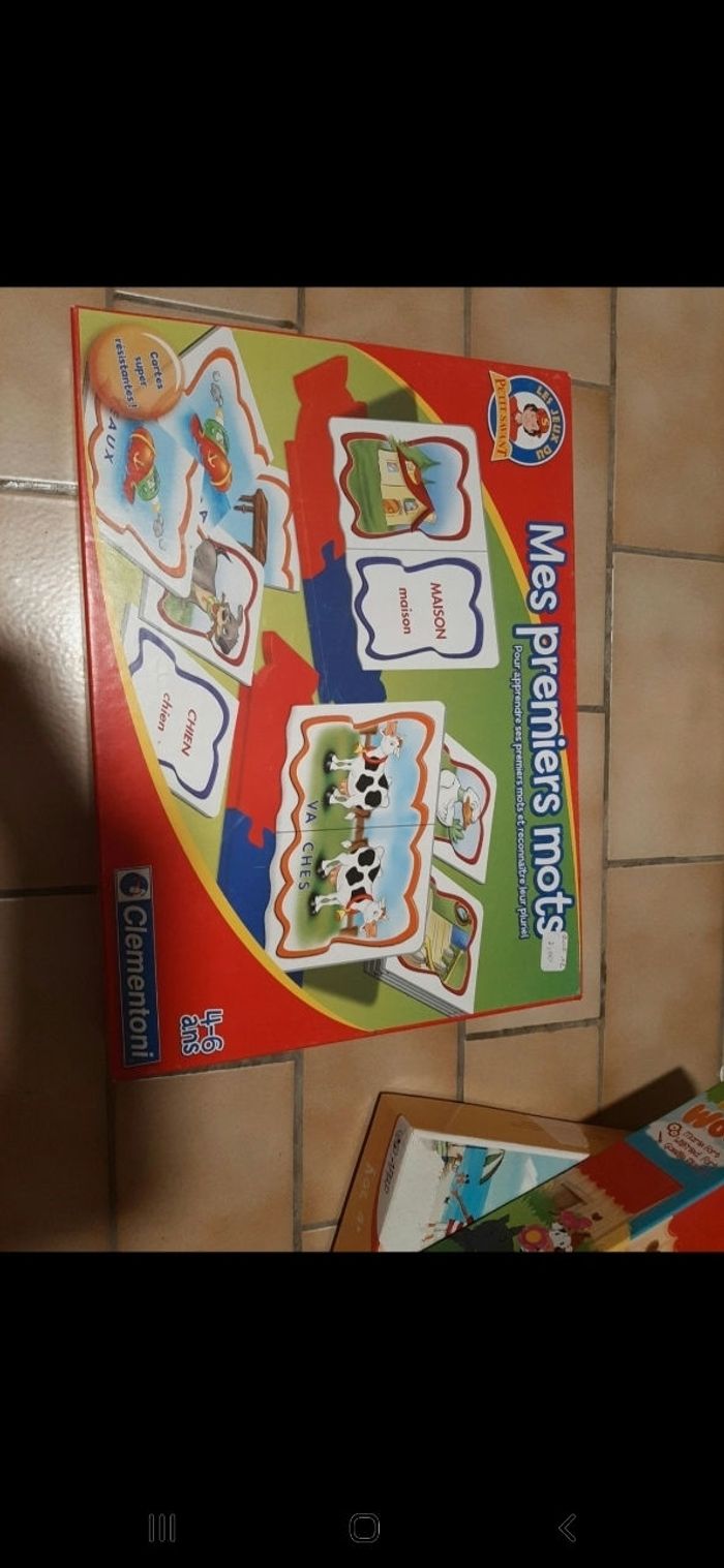 Jeu de societe mes premiers mots