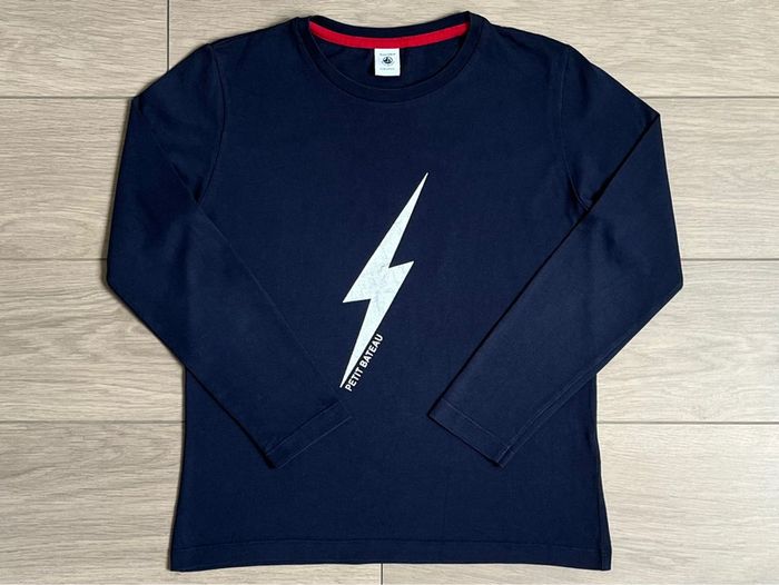 Lot de 4 t-shirts sérigraphiés Petit bateau T-10 ans - photo numéro 10