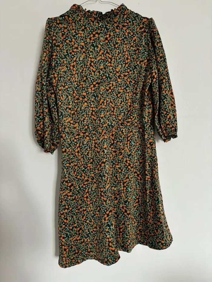 Robe fleurie cache cache - taille 38 - photo numéro 5