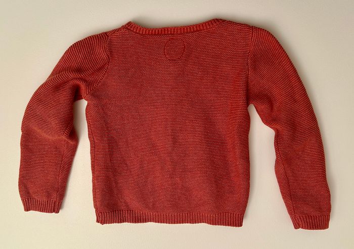 gilet en maille de coton avec noeud - photo numéro 3