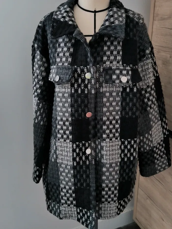 Manteau patchwork
