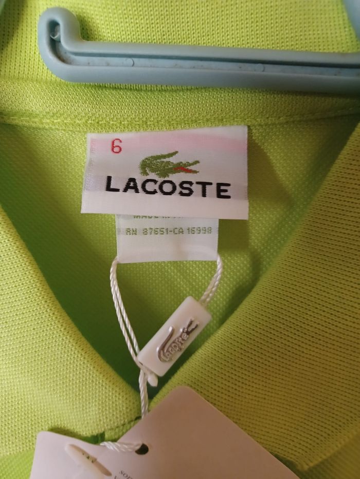 Polo Lacoste Neuf - photo numéro 4