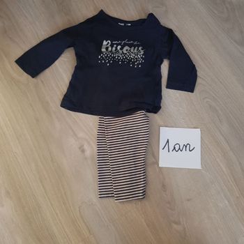 ensemble tunique caleçon 1 an