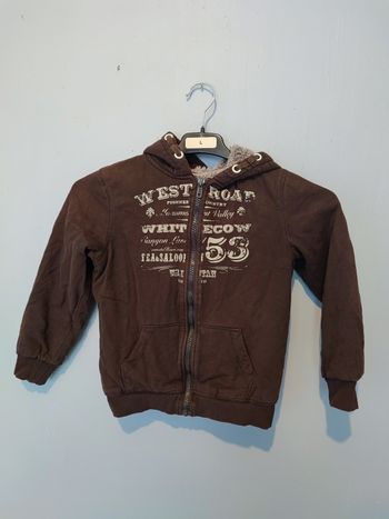 Veste doublée fourrure zippée