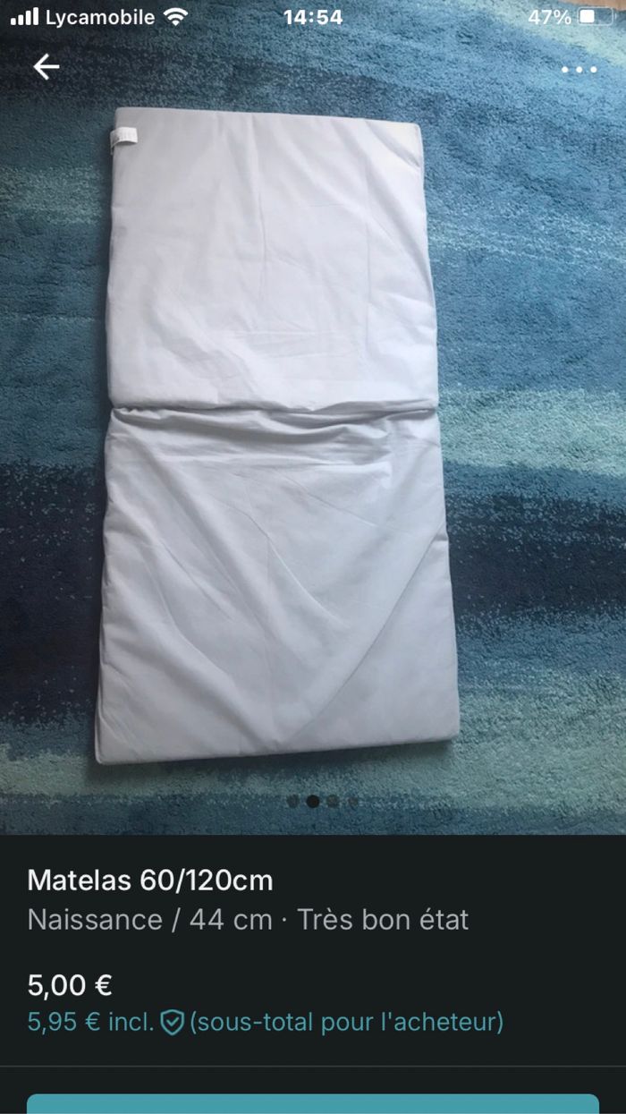 Matelas 60/120