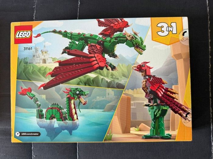 Lego Creator 3 en 1 Le dragon médiéval 31161 - photo numéro 2