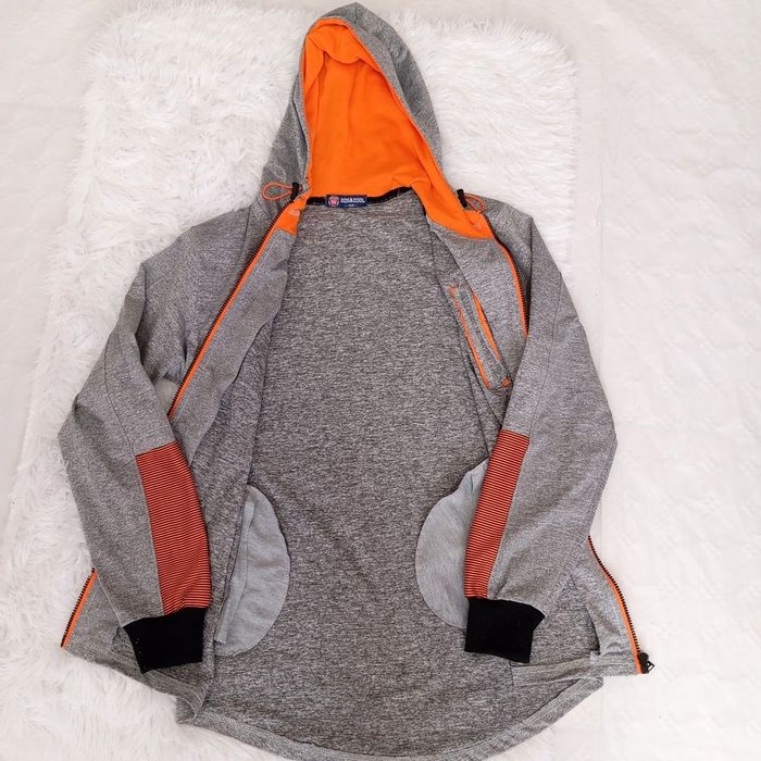 Sweat à capuche zippé gris pour enfant. Taille 14 ans - photo numéro 9