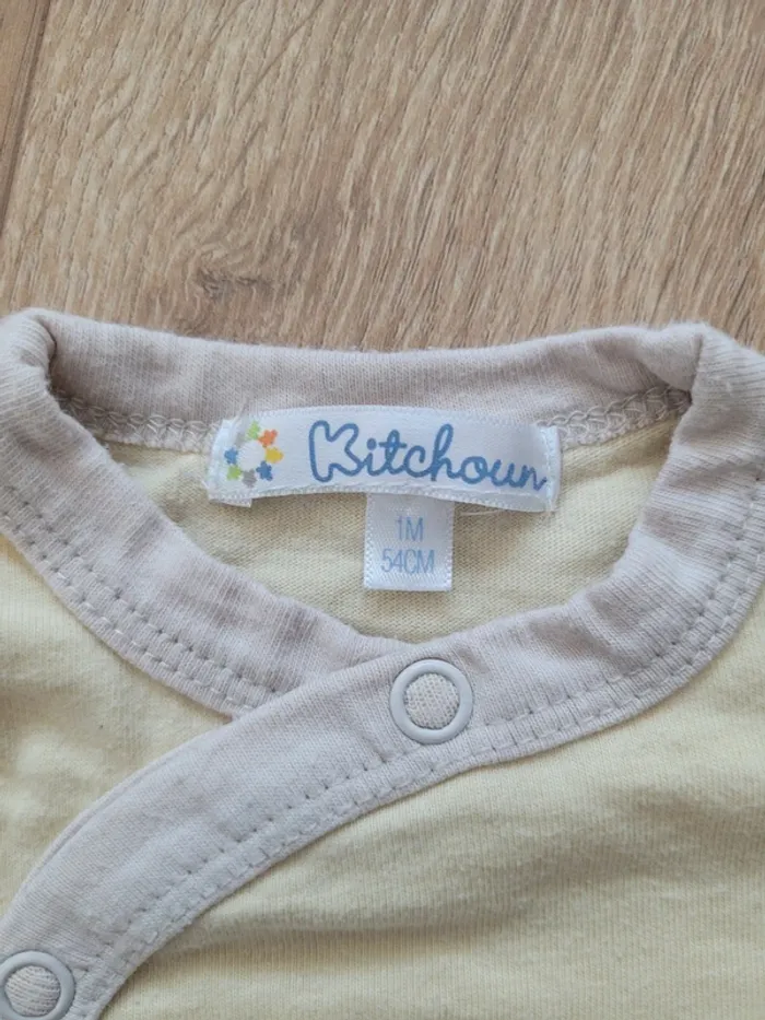 Pyjama bébé Kitchoun 1 mois - photo numéro 2