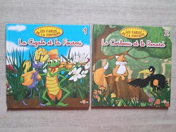 Lot de livres les Fables de la fontaine