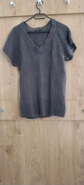 Pull manches courtes gris MIM TM
