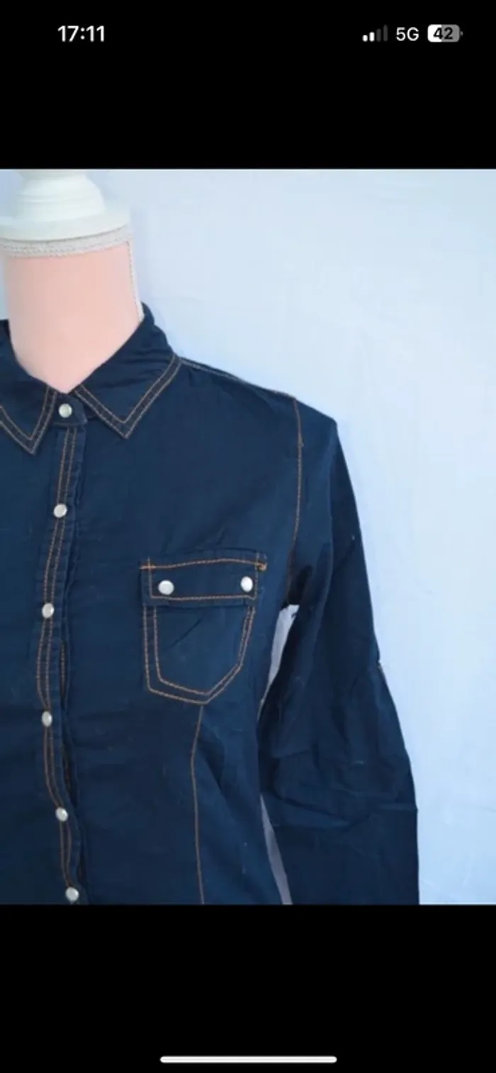 Chemise en jean - photo numéro 3