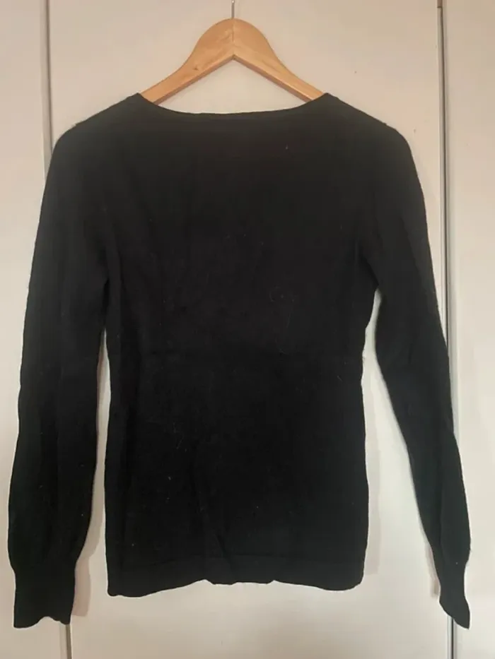 Pull noir cachemire 34/36 tissaia - photo numéro 2