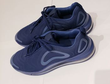 Nouvelles Chaussures de Sport pour Hommes de Basketball Bleu Foncé Taille 45