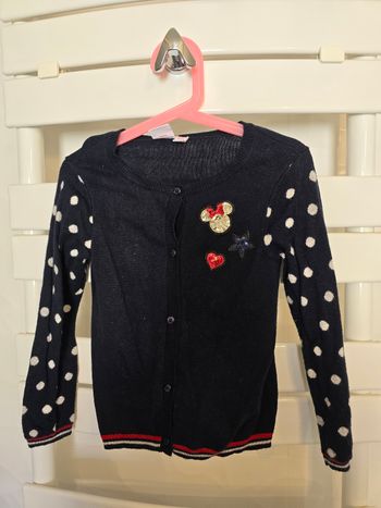 gilet bleu marine minnie Disney