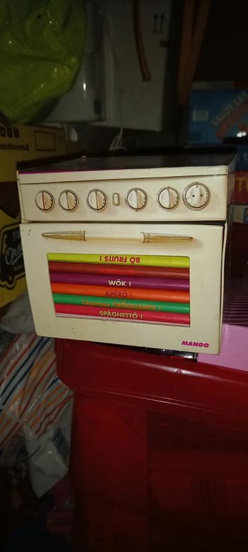 Coffret livres de cuisines dans boîte style four