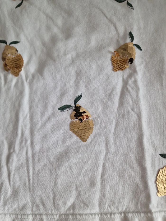 Haut tee shirt tao blanc citron 🍋 - photo numéro 2