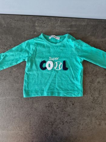 Tee-shirt manches longues 12 mois