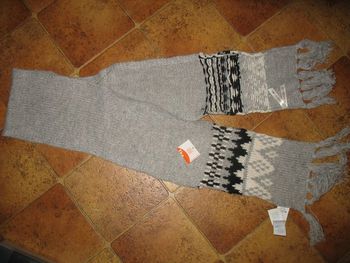 ÉCHARPE GRISE GARÇON "OKAIDI" - NEUVE - 5 / 6 ANS - n°11