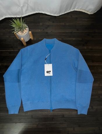 ALPHA TAURI - Blouson/Veste en Maille FANO Neuve (Taille S Femme) - Bleu Ciel