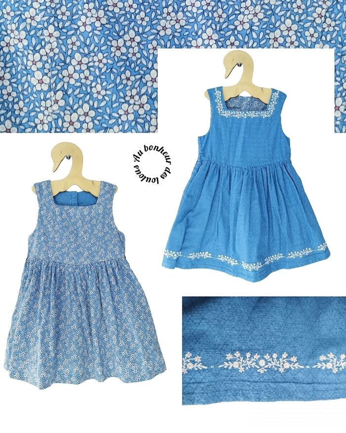 5 ans robe été réversible sergent major