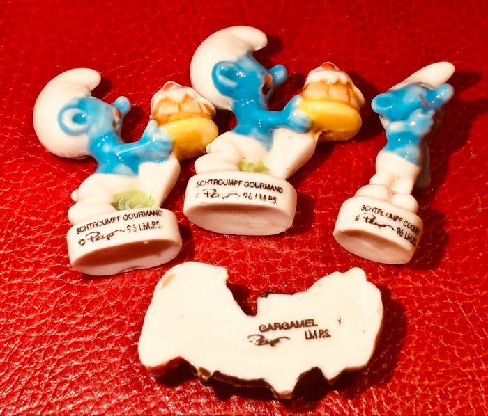 Lot 4 fèves Schtroumpfs - Peyo - photo numéro 4