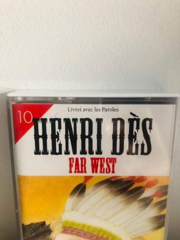 Henri Dès - far west avec livret cassette audio tape - photo numéro 2