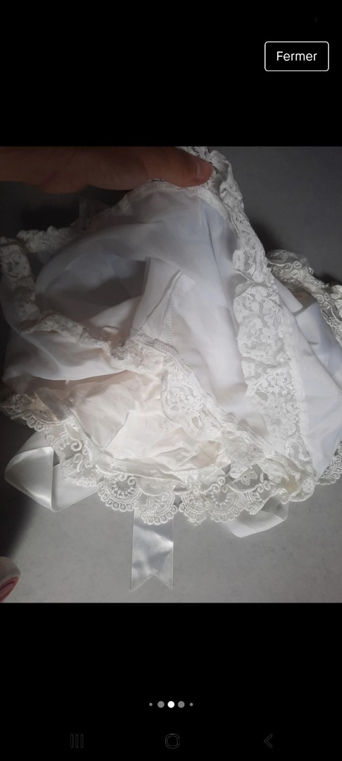 Robe baptême broderie princesse - photo numéro 8