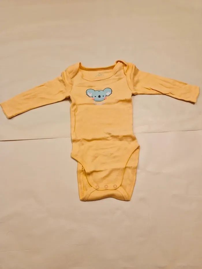 Lot 3 bodies manches longues 9 mois - photo numéro 2