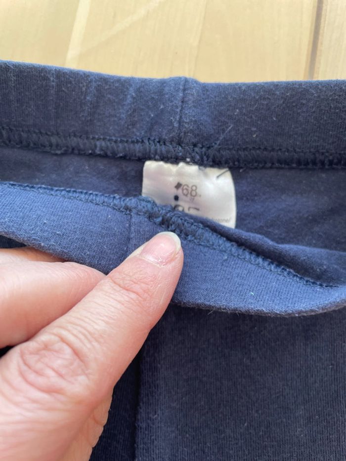 Lot de 6 leggings fille 6 mois multimarque - photo numéro 5