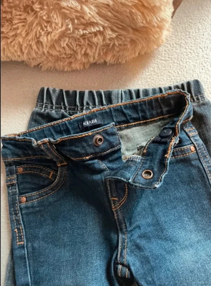 Lot 2 pantalons bébé - garçon - 6 mois - photo numéro 4