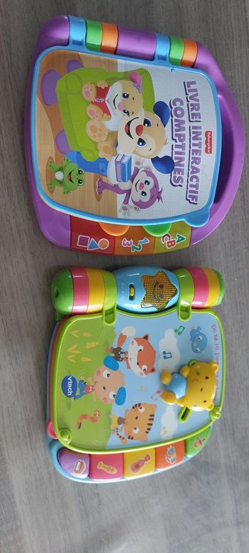 2 livres bébé musicaux